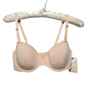 NEW with Tags Lively Women's The Spacer Balconette Bra 34C 'Toasted Almond'